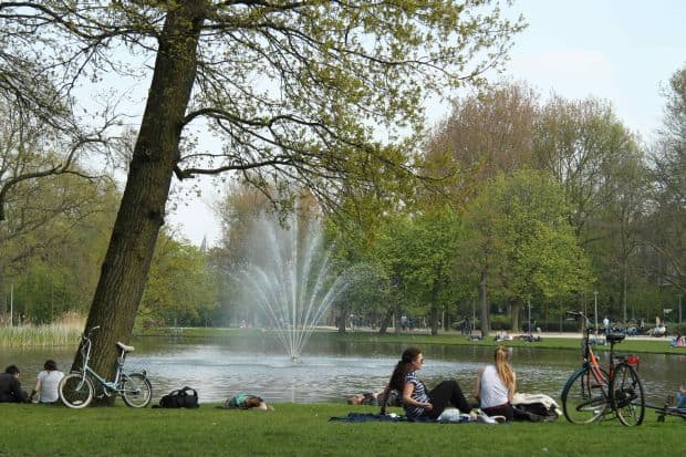 Relaxare totala in Vondelpark
